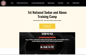 1st National Sodan and Above Training Camp